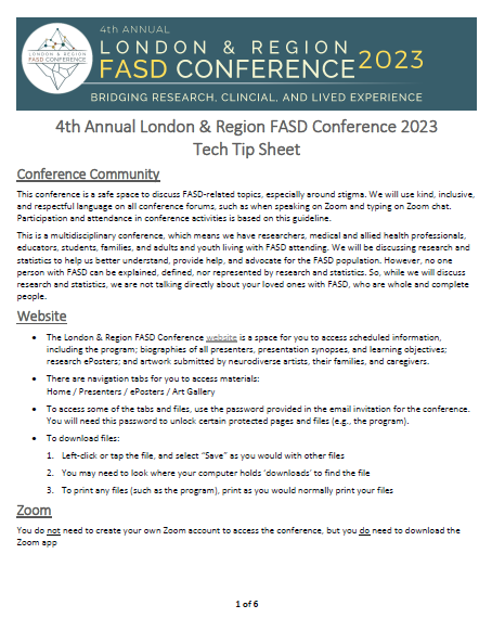 Tech Tip Sheet